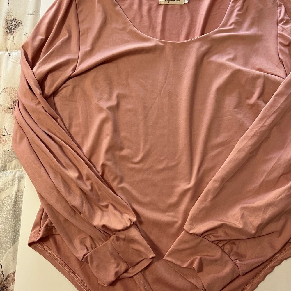 Spadehill V-Neck Long Sleeve Bodysuit. Size XL, NWOT - Picture 3 of 5